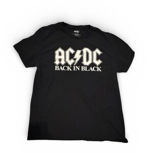 AC/DC Men’s Tee in Black and White